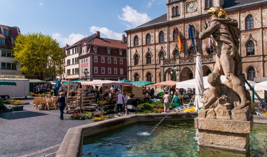 Marktplatz (Foto: Gert Lange © weimar GmbH)
